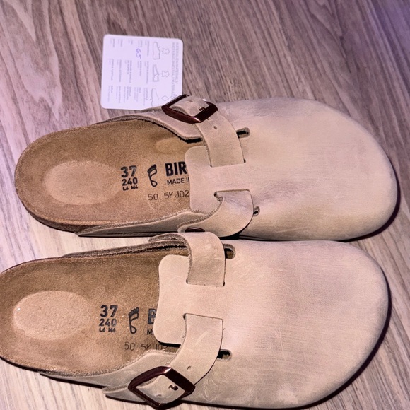 Birkenstock Beige Men's Loafers - Picture 2 of 4
